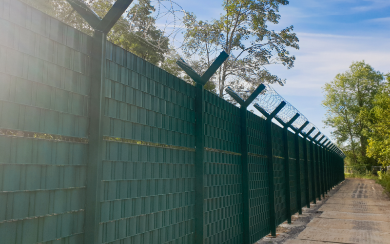 Sicherheitszaun Kelley-Barracks, Stuttgart