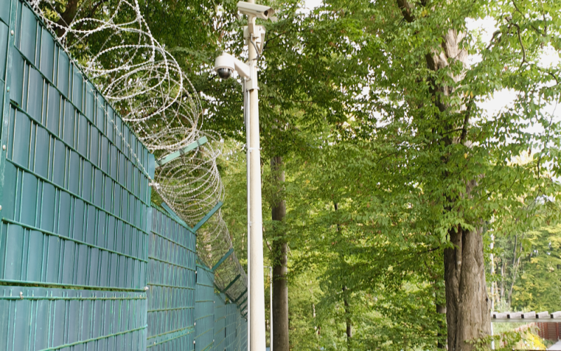 Sicherheitszaun Kelley-Barracks, Stuttgart